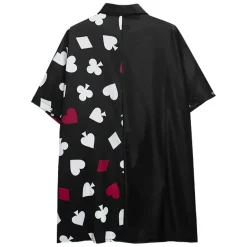 LISTEN FLAVOR Ace of Hearts 2-Way Shirt w/ Necktie