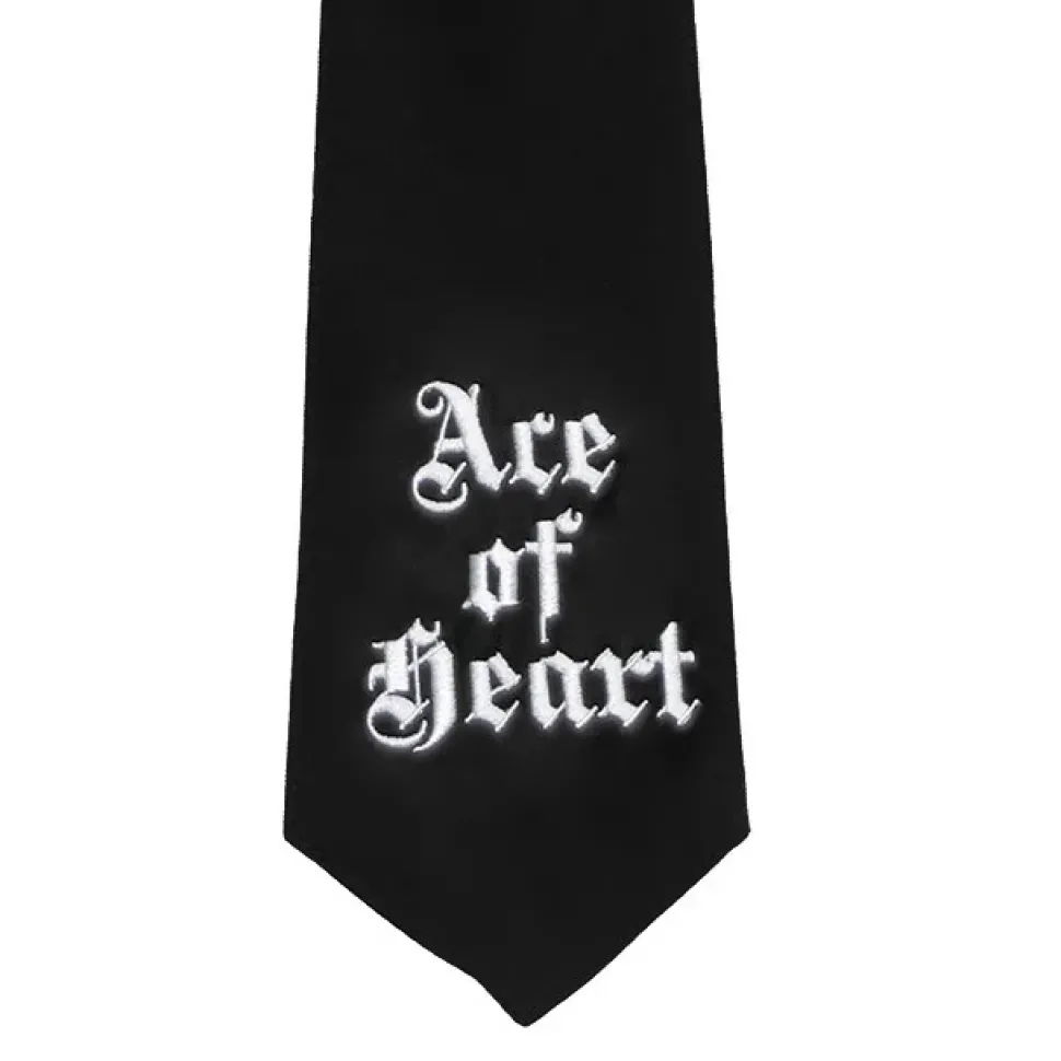 LISTEN FLAVOR Ace of Hearts 2-Way Shirt w/ Necktie