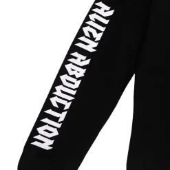 LISTEN FLAVOR Alien Abduction Zippered Shoulder Hoodie