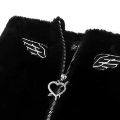 LISTEN FLAVOR Angel Boa Zip Snood