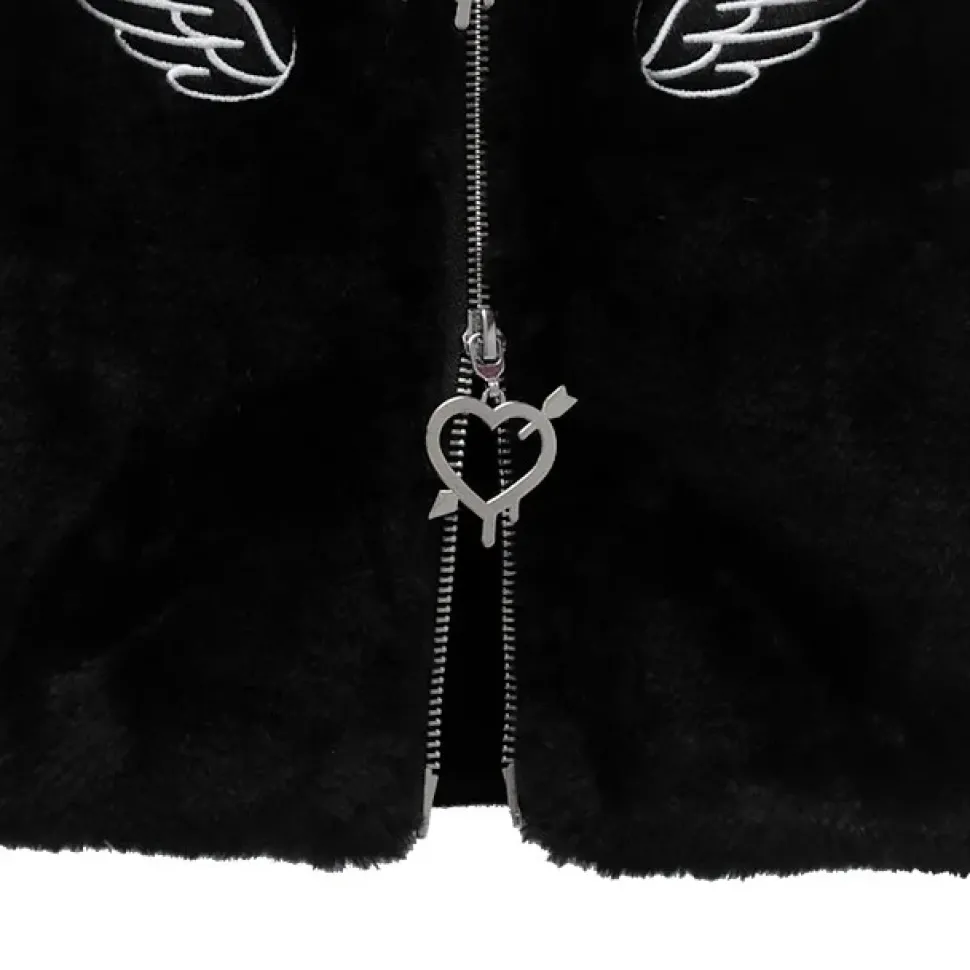 LISTEN FLAVOR Angel Boa Zip Snood