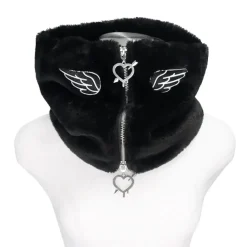 LISTEN FLAVOR Angel Boa Zip Snood