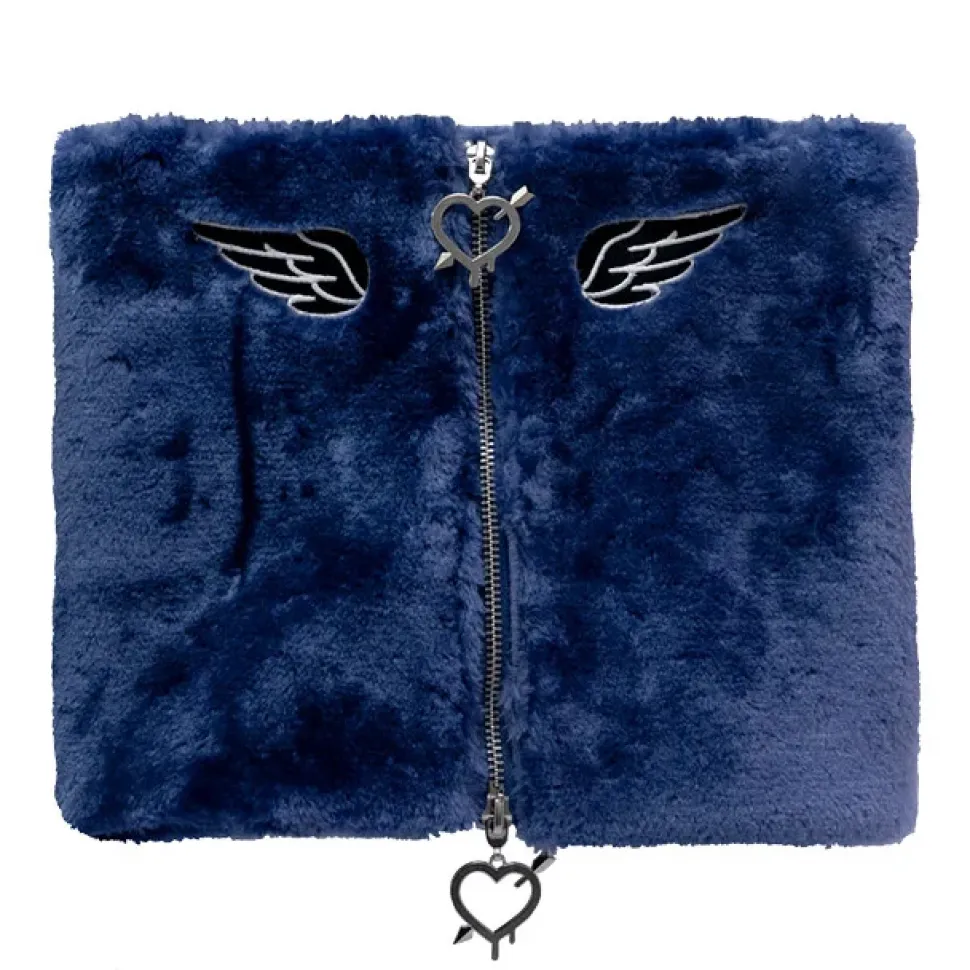 LISTEN FLAVOR Angel Boa Zip Snood