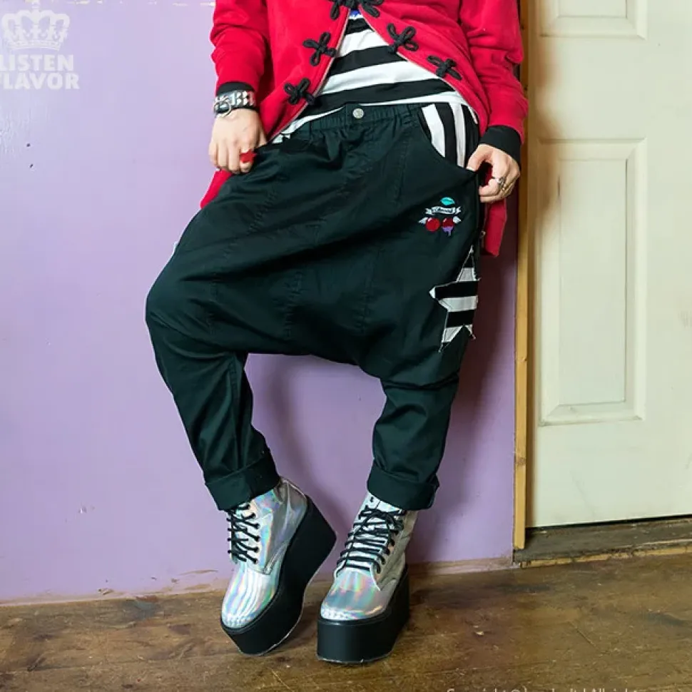 LISTEN FLAVOR Angel Cherry Sarouel Pants