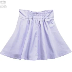 LISTEN FLAVOR Angel Heart Lace-Up Circular Skirt