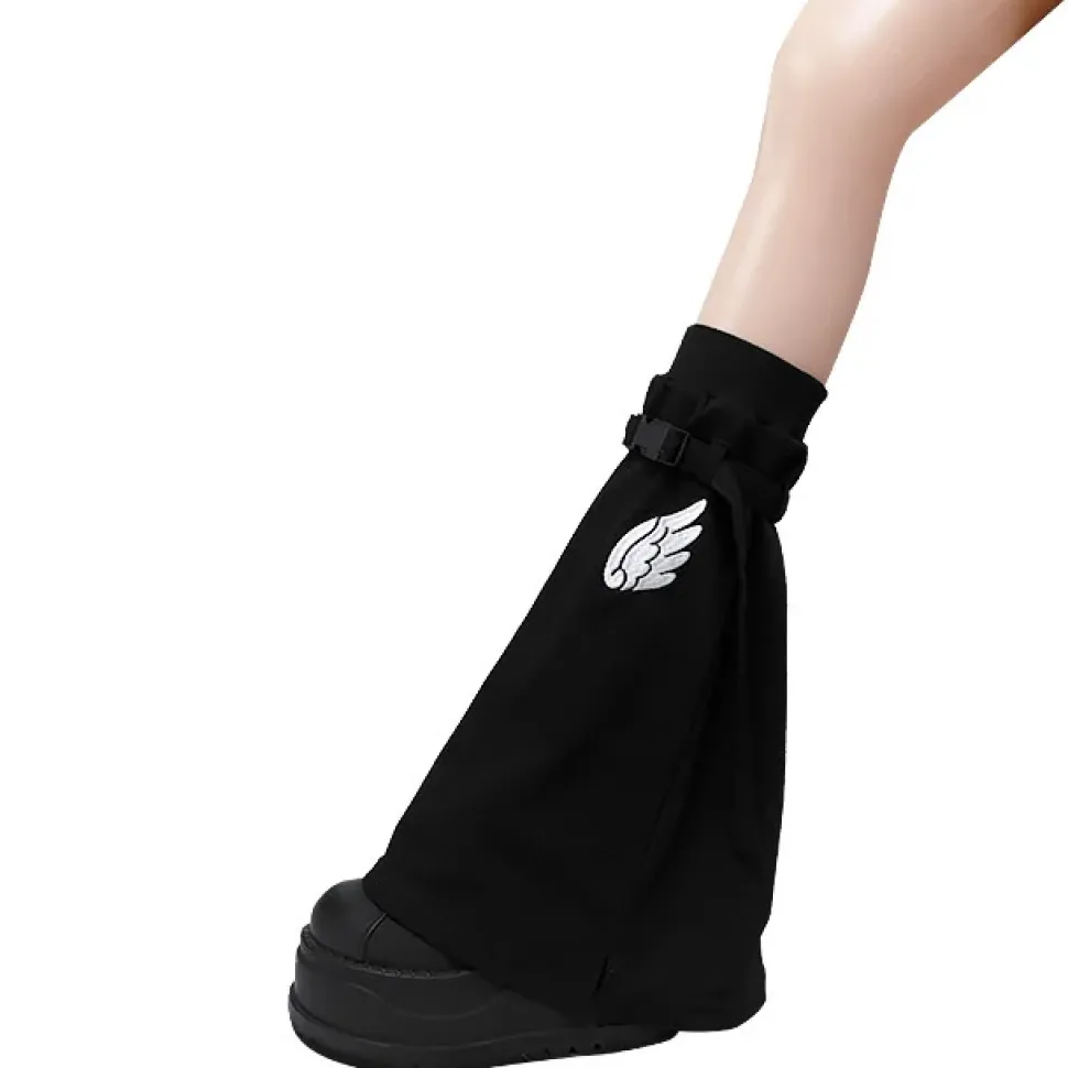 LISTEN FLAVOR Angel Wings Leg Covers w/ Belt