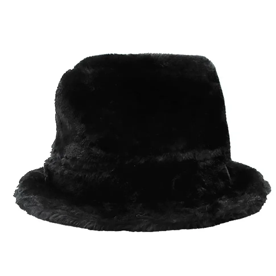 LISTEN FLAVOR Angel Wings Fur Bucket Hat