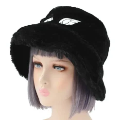 LISTEN FLAVOR Angel Wings Fur Bucket Hat