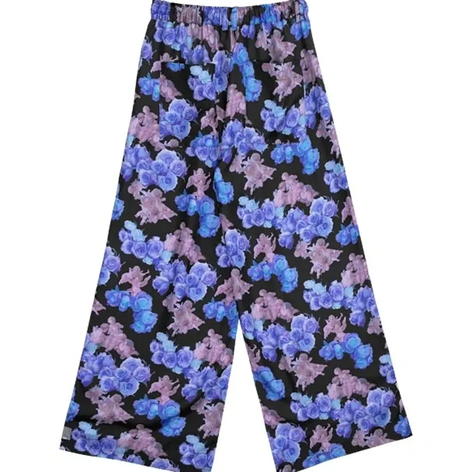 LISTEN FLAVOR Angel's Rose Garden Wide Pants