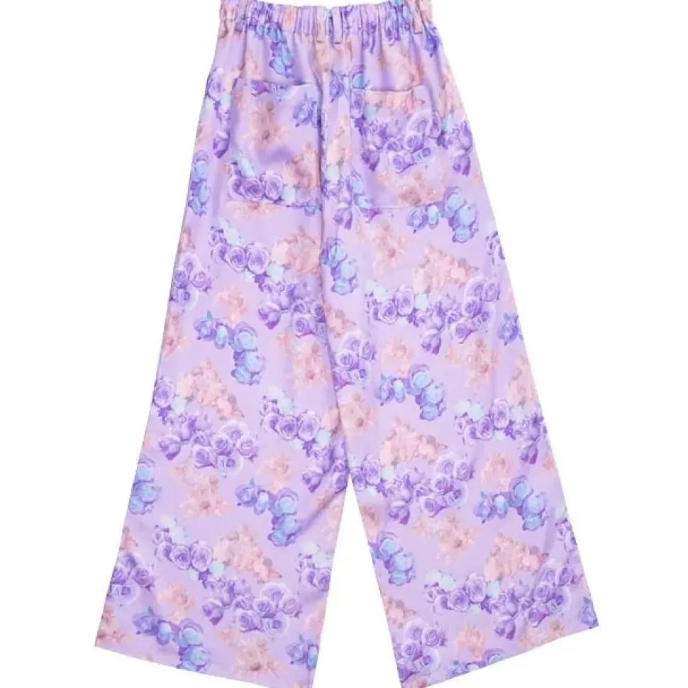 LISTEN FLAVOR Angel's Rose Garden Wide Pants