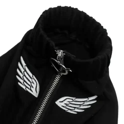 LISTEN FLAVOR Angel's Wing Heart Zip Leg Covers