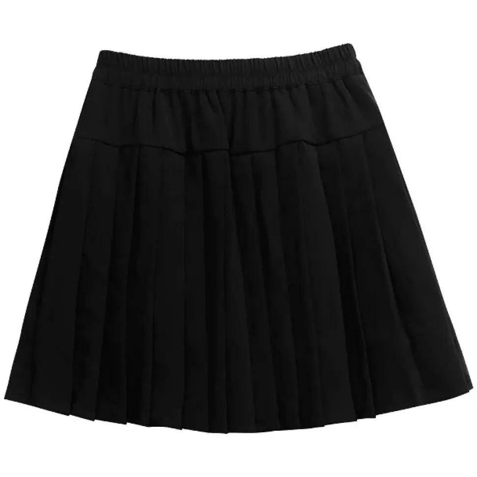 LISTEN FLAVOR Barbed Wire Chain Pleated Skirt