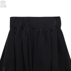 LISTEN FLAVOR Bat Hemline Maxi Skirt