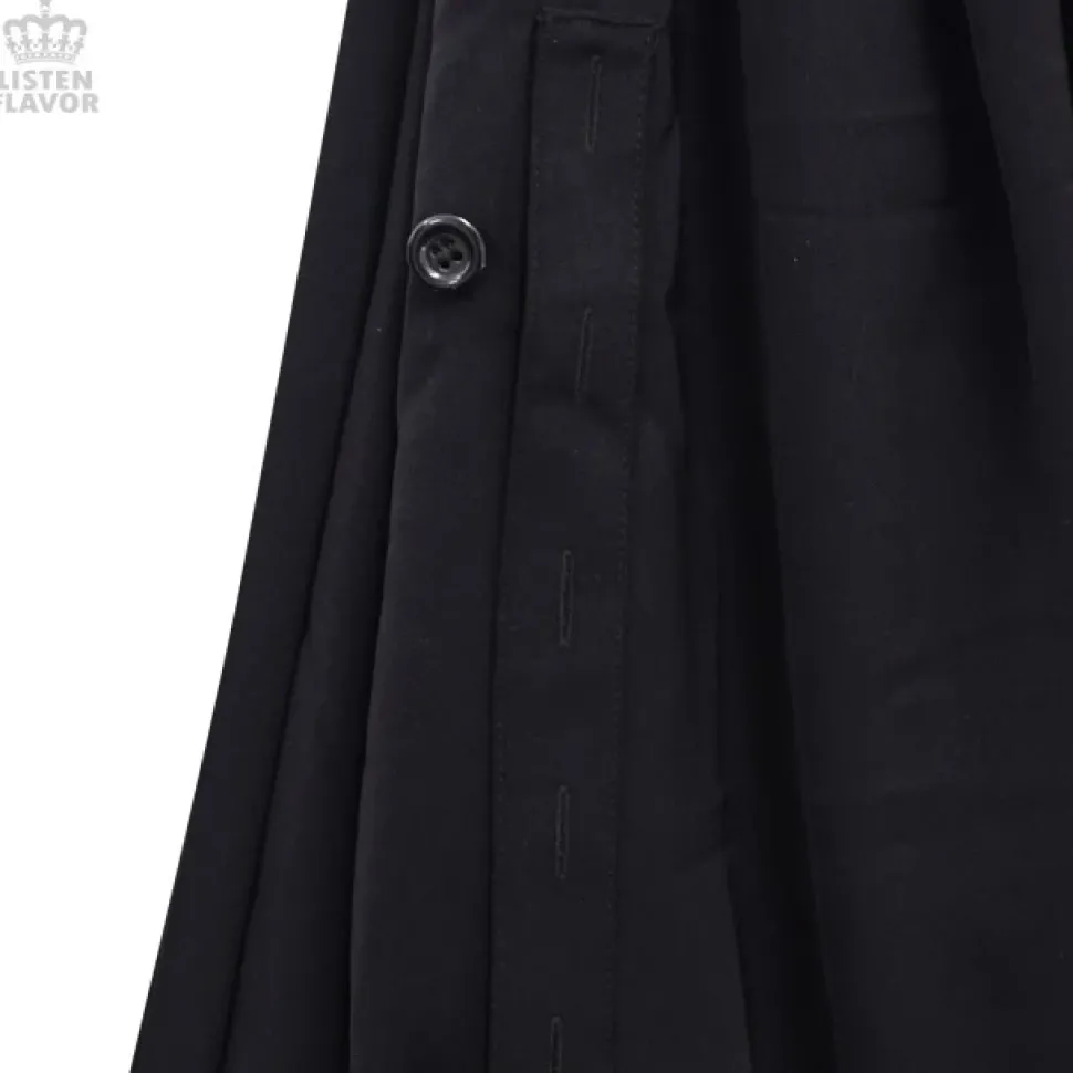 LISTEN FLAVOR Bat Hemline Maxi Skirt