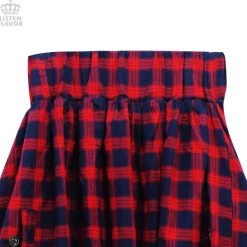 LISTEN FLAVOR Bat Hemline Maxi Skirt