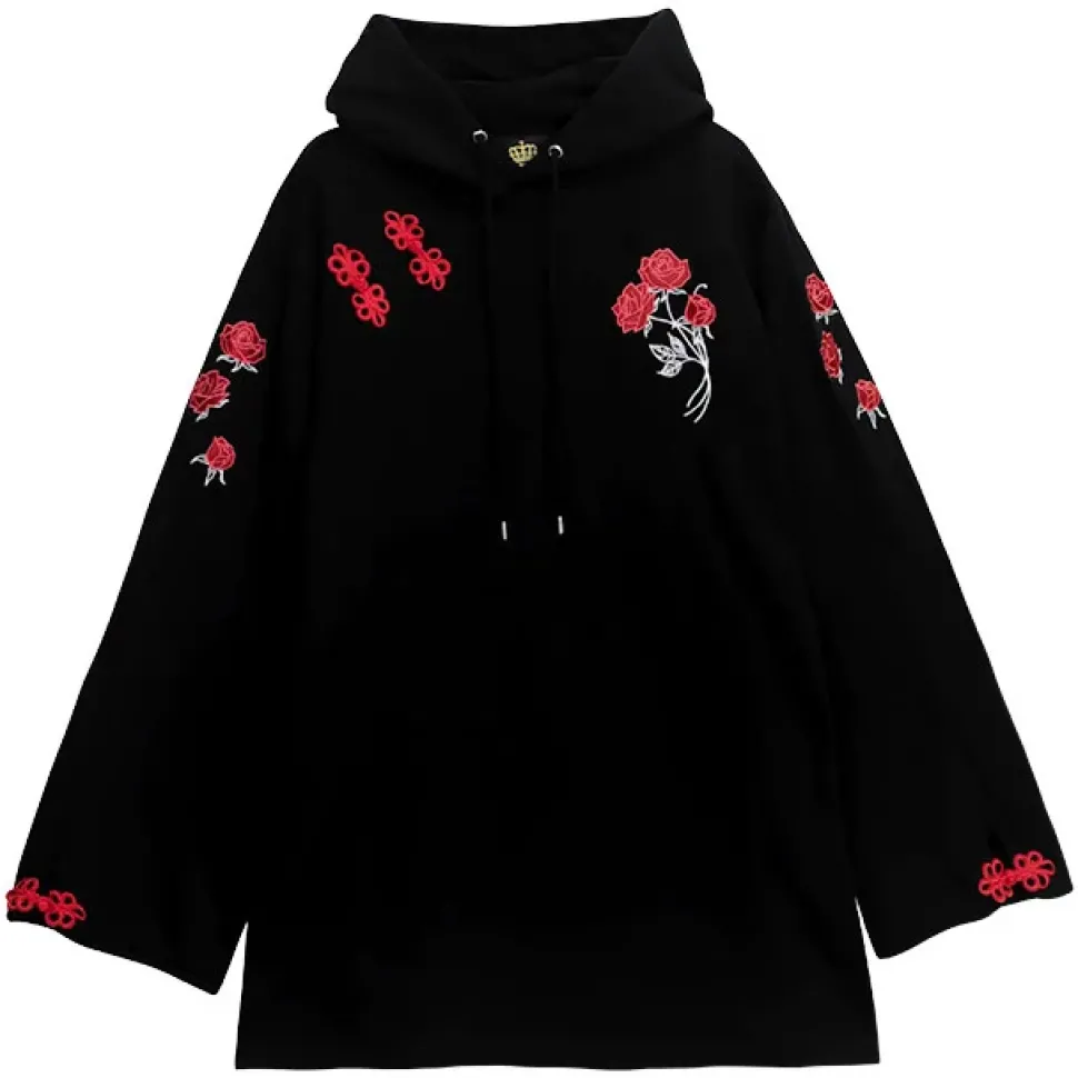 LISTEN FLAVOR Beautiful Roses China Hoodie