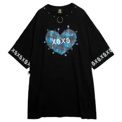 LISTEN FLAVOR Binding Kiss Hug Big Top with Chain