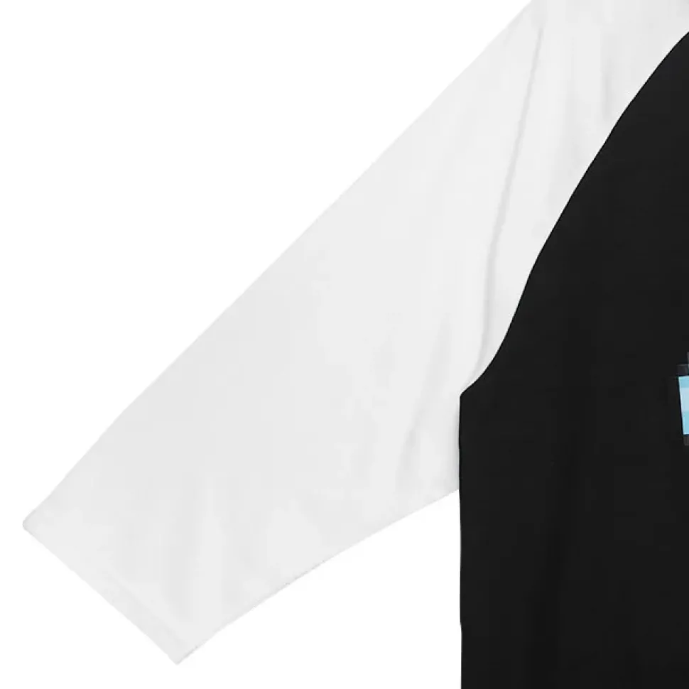 LISTEN FLAVOR 8-Bit Bear Raglan Top