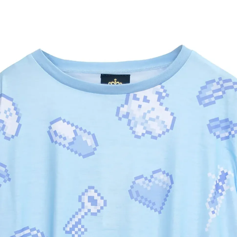 LISTEN FLAVOR 8bit Full Graphic Big T-Shirt