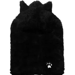 LISTEN FLAVOR Black Cat Ear Cat Paw Boa Neck Warmer