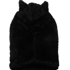 LISTEN FLAVOR Black Cat Ear Cat Paw Boa Neck Warmer