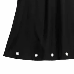 LISTEN FLAVOR Black Layered Eyelet Skirt w/ Shorts