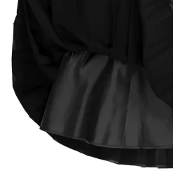 LISTEN FLAVOR Chain Belt Pleated Skirt