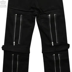 LISTEN FLAVOR Checkered Convertible Bondage Pants