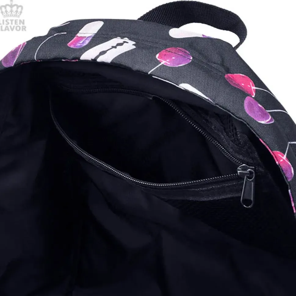 LISTEN FLAVOR Cherry Backpack
