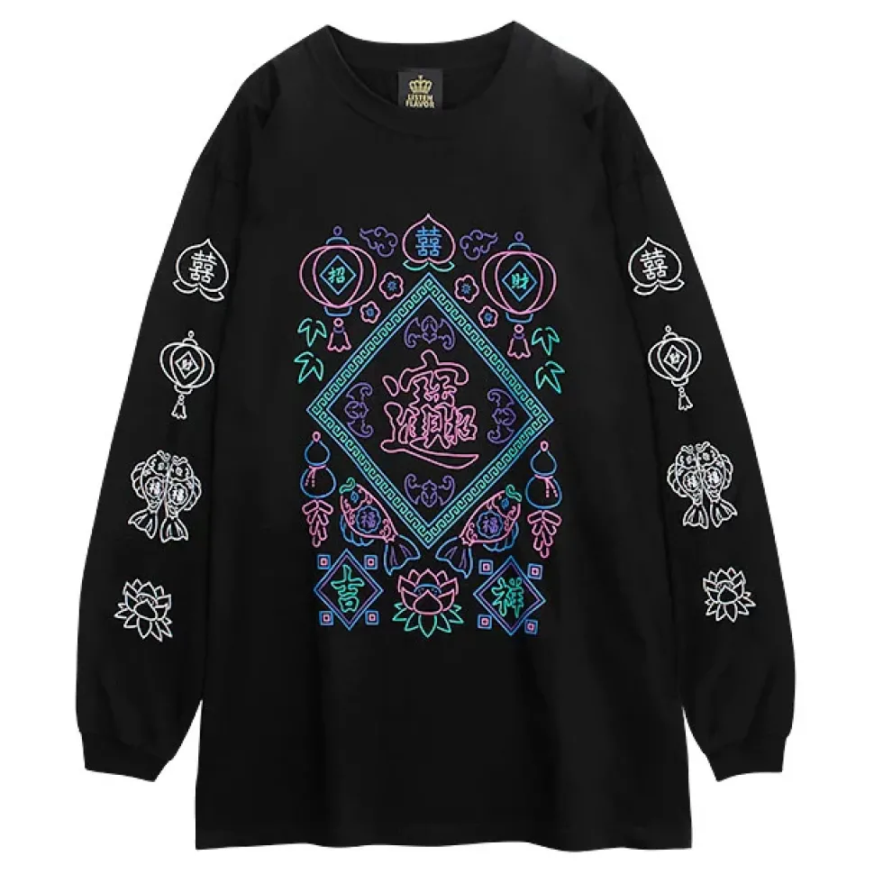 LISTEN FLAVOR China Long Sleeve T-Shirt