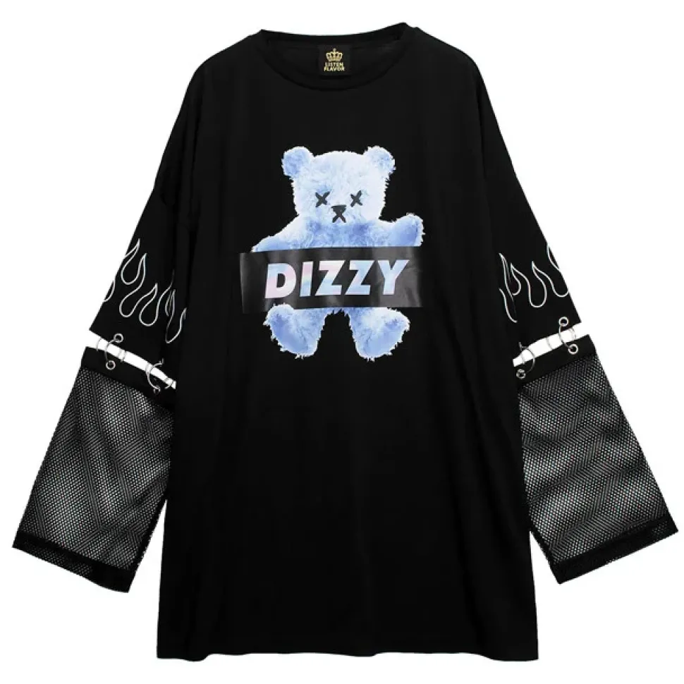 LISTEN FLAVOR Daisy Bear Mesh Big Top