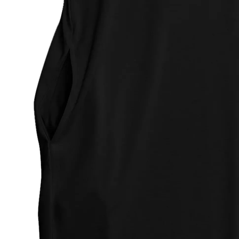 LISTEN FLAVOR Dangerous Black Cat Sheer Switching Top