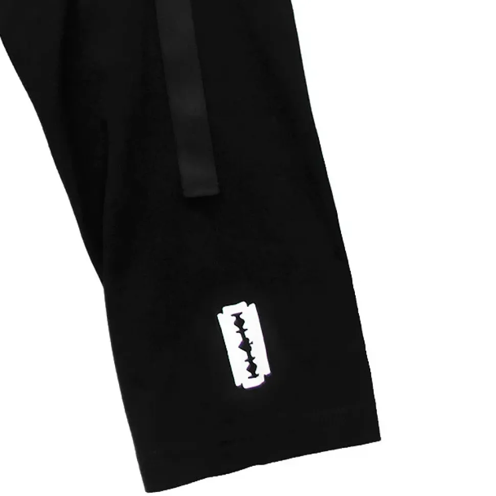 LISTEN FLAVOR Dangerous Safety Pin Separate Sleeve Hoodie