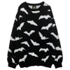 LISTEN FLAVOR Dark Night Bat Knit