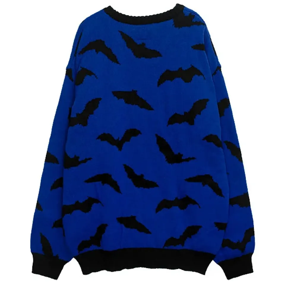 LISTEN FLAVOR Dark Night Bat Knit