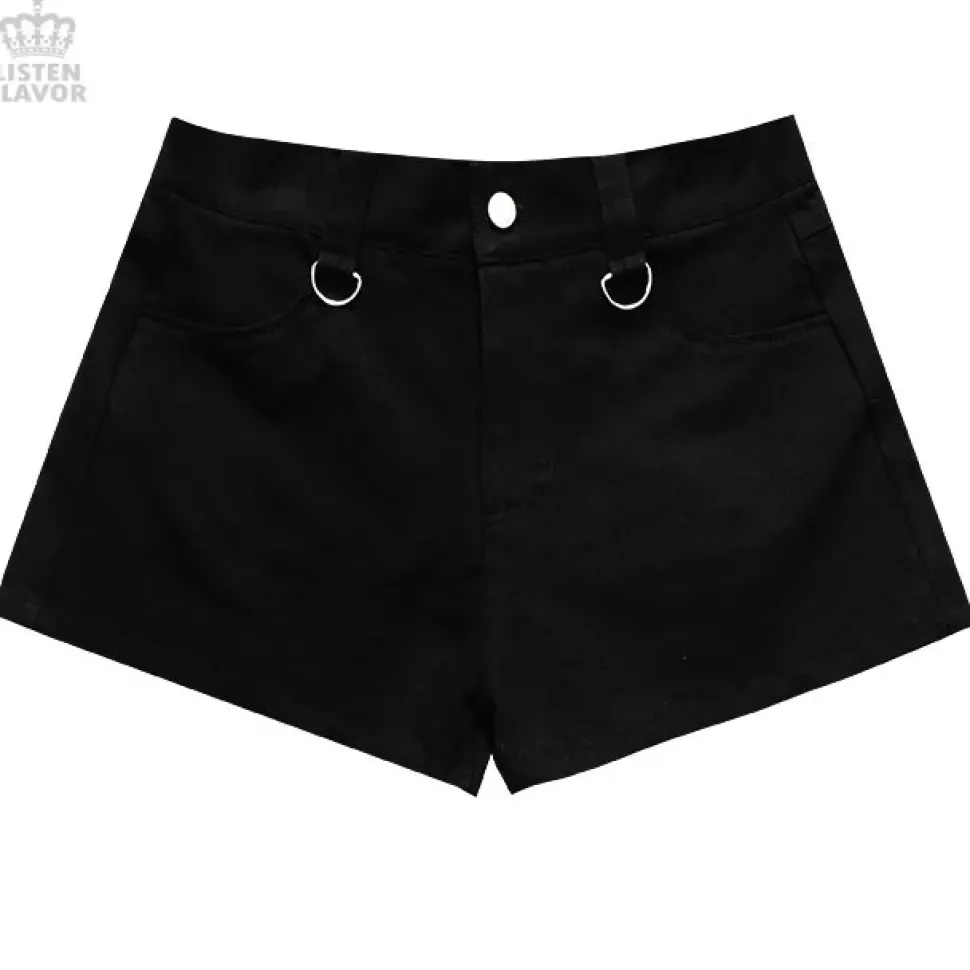 LISTEN FLAVOR Detachable Harness Garter Belt Shorts