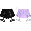 LISTEN FLAVOR Detachable Harness Garter Belt Shorts L