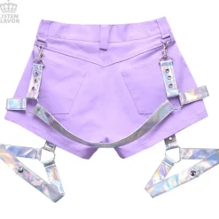 LISTEN FLAVOR Detachable Harness Garter Belt Shorts L