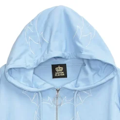 LISTEN FLAVOR Devil Heart 2-Way Mesh Hoodie