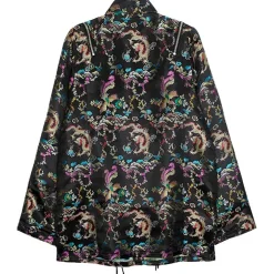 LISTEN FLAVOR Dragon China Brocade Shirt Black Dragon
