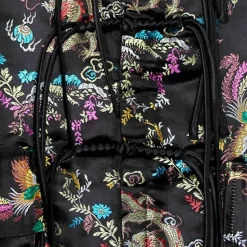 LISTEN FLAVOR Dragon China Brocade Shirt Black Dragon