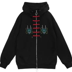 LISTEN FLAVOR Dragon China Zip Hoodie