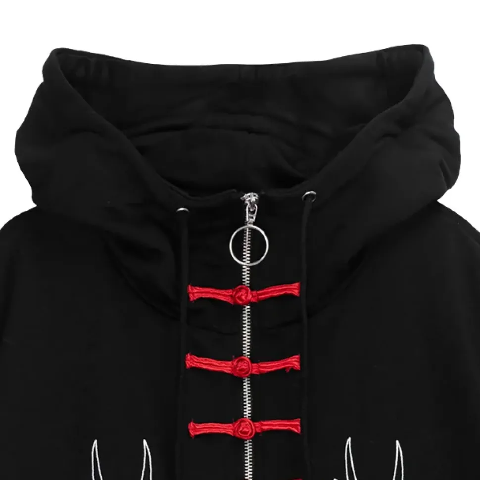 LISTEN FLAVOR Dragon China Zip Hoodie