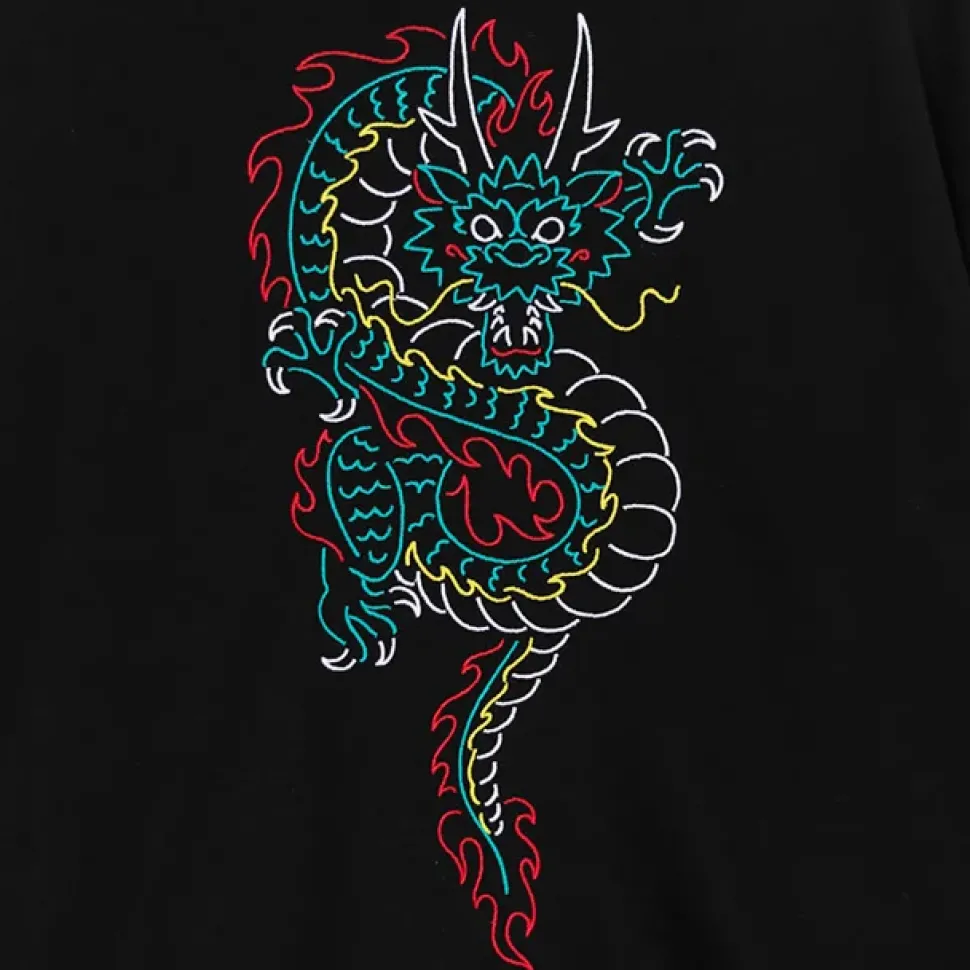 LISTEN FLAVOR Dragon China Zip Hoodie
