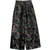 LISTEN FLAVOR Dragon China Brocade Pants Black Dragon