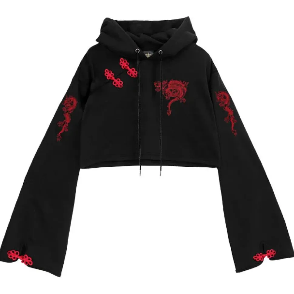 LISTEN FLAVOR Dragon Short China Hoodie