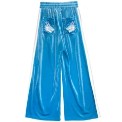 LISTEN FLAVOR Dragon Velour Track Pants