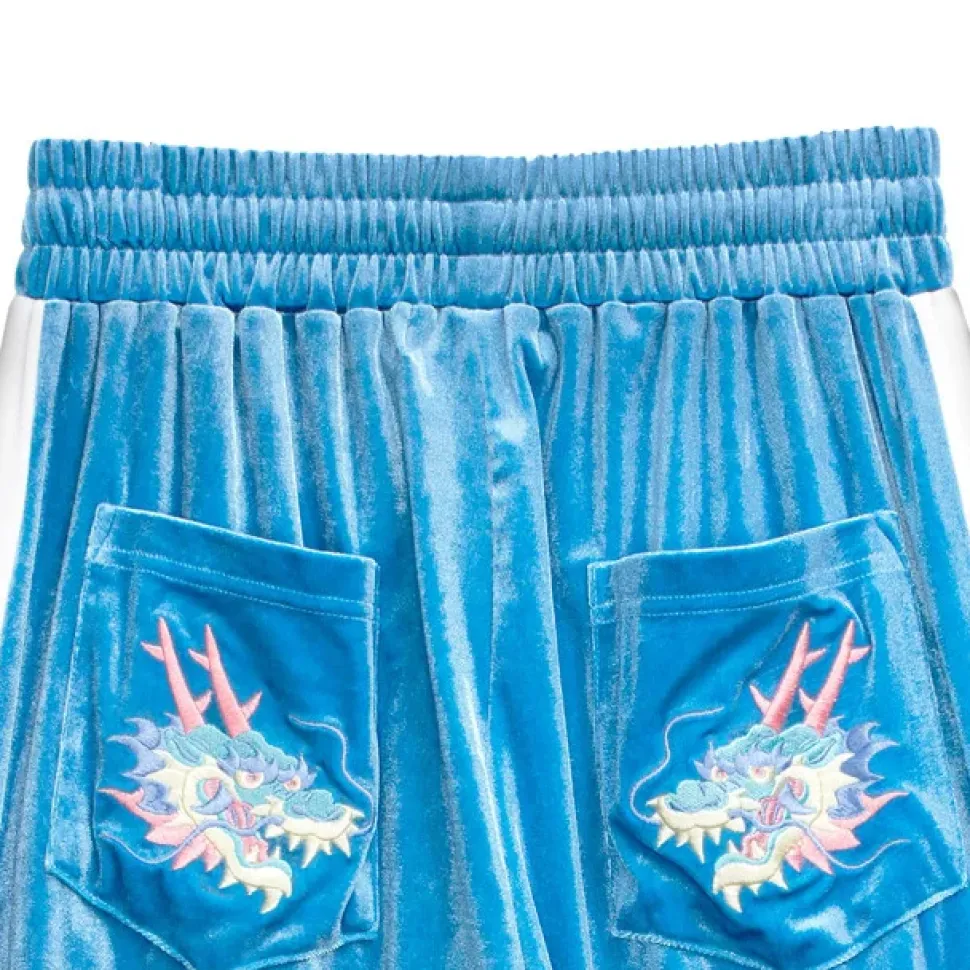 LISTEN FLAVOR Dragon Velour Track Pants