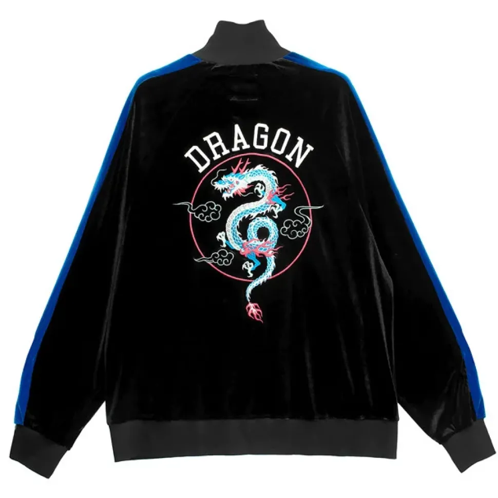 LISTEN FLAVOR Dragon Velour Track Jacket