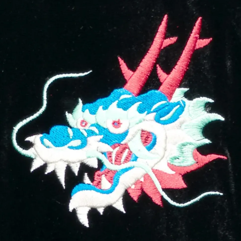 LISTEN FLAVOR Dragon Velour Track Jacket